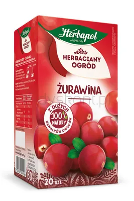 Herbapol Herbaciany Ogród herbatka owocowa żurawina 20tb/50g
