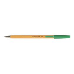 Q-Connect Długopisz wymiennym wkładem 0,4mm (linia), zielony