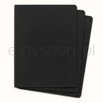Zestaw 3 Zeszytów MOLESKINE Cahier Journals XL (19x25cm) w kratkę, 120 stron, czarny - 2