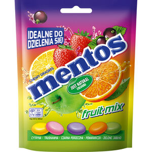 Mentos Fruit Bag 160G