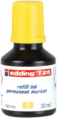 Tusz Do Uzupełniania Markerów Permanentnych E-T25 Edding, Żółty