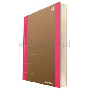 Donau Notatnik Life, organizer, 165x230mm, 80 kart., różowy