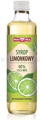 Polska Róża Syrop Limonkowy 250 Ml