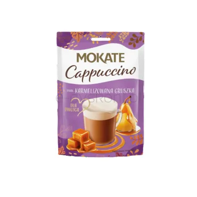 Mokate Cappuccino smak karmelizowanej gruszki (40g)