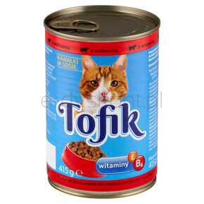 Karma Kot Tofik Z Wołowiną W Sosie 415 G Mw Dobry Wybór