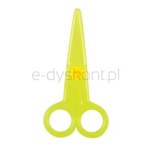Nożyczki szkolne KEYROAD Security, 12,5cm, zaokrąglone, display, mix kolorów