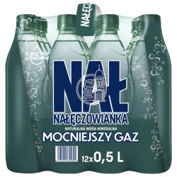Nałęczowianka Woda Naturalna mocniejszy gaz 0,5 l SK
