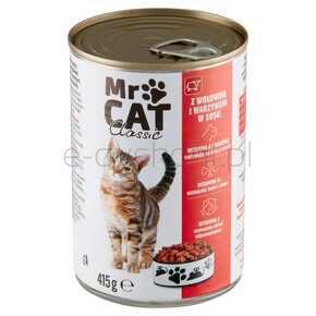 Karma Kot Mr Cat Wołowina Warzywa 415 GMw Dobry Wybór Pusz