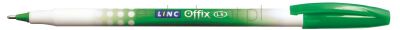 LINC Długopis Offix, śr. kulki 1mm, gr. linii 0,33mm, zielony