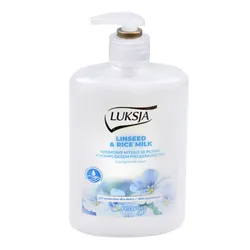 Luksja Mydło W Płynie Creme, Len I Mleczko Ryżowe, 500Ml