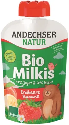 Deser Jogurtowy Truskawka-Banan Bio 100 G