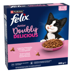 Felix Junior Doubly Delicious Kurczak 800 G