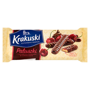 Krakuski Paluszki Z Galaretką Wiśniową W Czekoladzie 144G