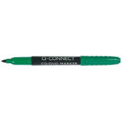 q-Connect Marker do płyt CD/DVD 1mm (linia), zielony