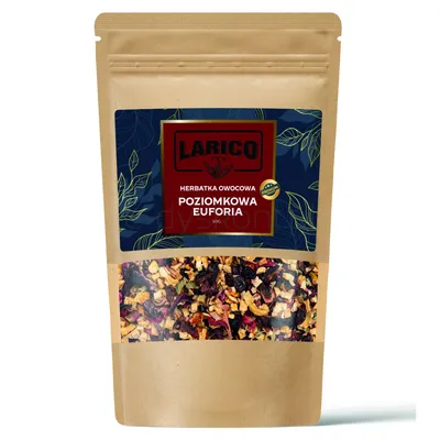 Larico Herbata owocowa Poziomkowa Euforia, 50g