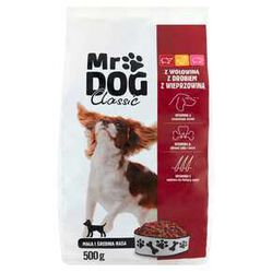 Karma Pies Mr Dog Sucha Mix 3 Mięsa 500G Mw Dobry Wybór