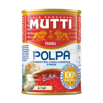 Mutti Pomidory krojone z czosnkiem 400 g