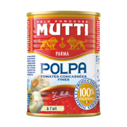 Mutti Pomidory krojone z czosnkiem 400 g