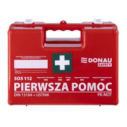 Donau Safety Apteczka plastikowa, K-10 +A, pomarańczowa