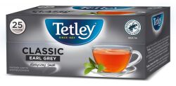 Tetley Herbata Classic Earl Grey, 25 torebek