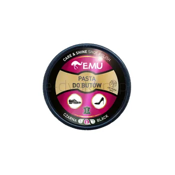 Emu Pasta Do Butów W Puszce  Czarna 50 Ml