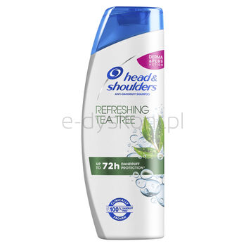 Head & Shoulders Szampon Przeciwłupieżowy Refreshing Tea Tree 400 Ml