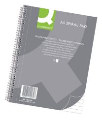 Q-Connect Kołonotatnik  A5, W Linię, 80 Kart., 70Gsm, Perforacja 