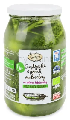 Ogórki kwaSzampone małosolne BIO 880 g