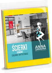 Ścierki Domowe Anna Zaradna, 5 Szt., Mix