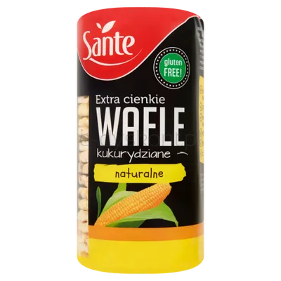 Sante Extra Cienkie Wafle Kukurydziane 120g