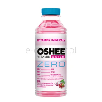 Oshee Vitamin Water Witaminy I Minerały Zero 555Ml