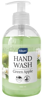 Mayeri Mydło W Płynie do mycia rąk zielone jabłko 500 ml