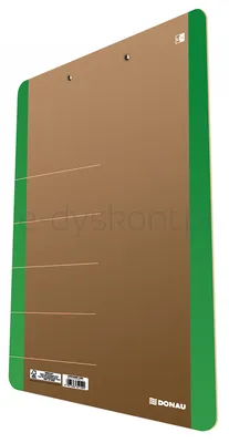 Donau Clipboard  Life, Karton, A4, Z Klipsem, Zielony 