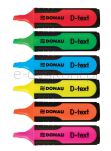 Donau Zakreślacz Fluorescencyjny D-Text, 1-5Mm (Linia), Pomarańczowy  - 3