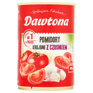 Dawtona Pomidory Krojone Z Czosnkiem 400G 