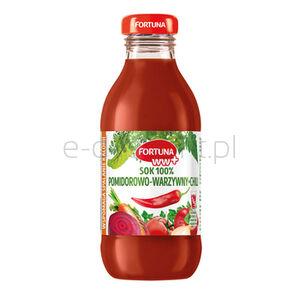 Fortuna Ww+ Pomidorowo-Warzywny Plus Chili Sok 100% 300 Ml
