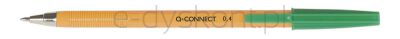 Q-Connect Długopisz Wymiennym Wkładem 0,4Mm (Linia), Zielony 