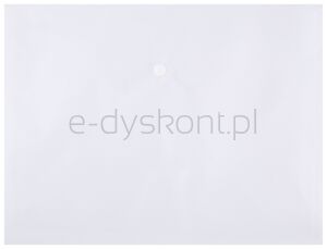 Donau Teczka kopertowa zatrzask, PP, A4, 180mikr., transparentna