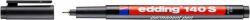 Edding Foliopis Permanentny E-140 S Czarny 