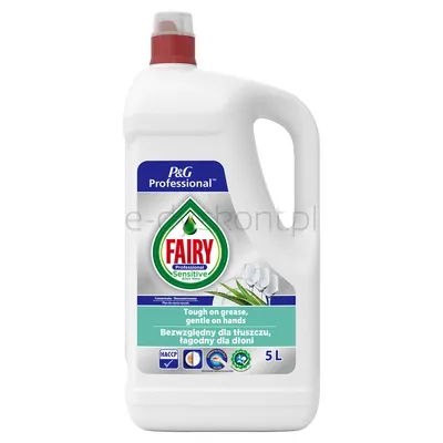 Fairy Płyn do mycia naczyń Sensitive, profesjonalny, 5l