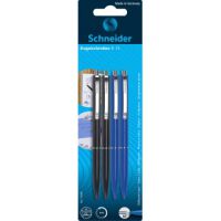 Schneider Długopisy automatyczne  K15,  2x czarny + 2x niebieski, blister [BIURO]