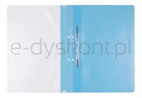 Office Products Skoroszyt, Pp, A4, 2 Otwory, 100/170Mikr., Wpinany, Jasnoniebieski  - 2