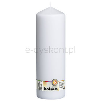Bolsius Świeca Pieńkowa 300/98 Biała