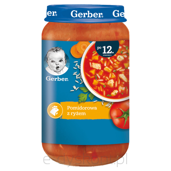 Gerber Doremi Zupka Pomidorowa Z Ryżem Po 1 Roku 250 G