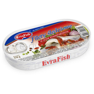 Evrafish Filety Śledziowe W Sosie Pomidorowym 170 G