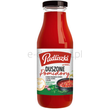 Duszone pomidory - zioła i smak prażonego czosnku 495g