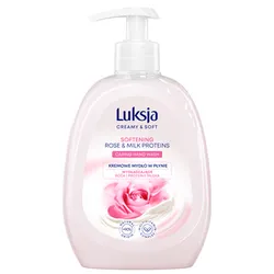 Luksja Mydło W Płynie Creamy Soft Kremowe Róża I Proteiny Mleka 500 Ml