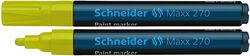 Schneider Marker olejowy Maxx 270, okrągły, 1-3mm, żółty