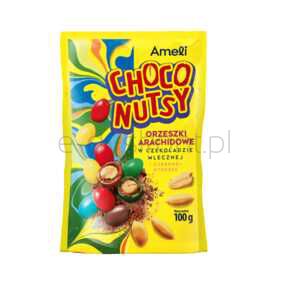 Draże Ameli Choco Nutsy Orzeszki Arachid W Czek 100 G Mw Dobry Wybór