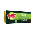 Scotch  Zmywak Kuchenny Brite Basic, Profilowany, 3 Szt., Żółto-Zielony - 2